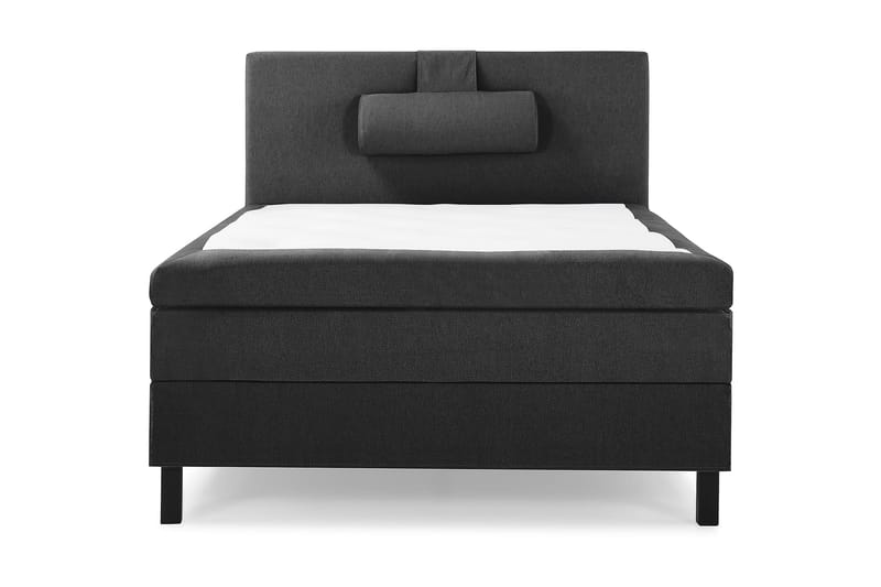 Lucky Komplett Sängpaket 120x200 Memory Slät Sänggavel  N - Nackkudde Stor Svart/Grå - Products - Möbler - Säng - Enkelsäng