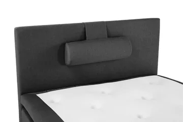 Lucky Komplett Sängpaket 120x200 Memory Slät Sänggavel  N - Nackkudde Stor Svart/Grå - Products - Möbler - Säng - Enkelsäng