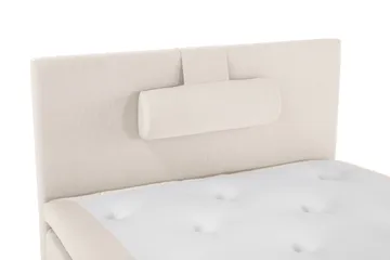 Lucky Komplett Sängpaket 120x200 Memory Slät Sänggavel - Nackkudde Stor Beige - Products - Möbler - Säng - Enkelsäng