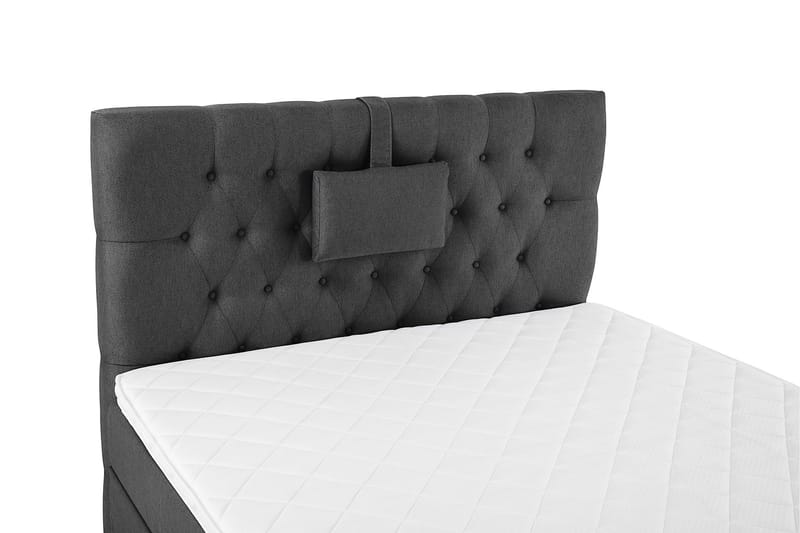 Lucky Komplett Sängpaket 120x200 Skum Diamant - Nackkudde Liten Svart/Grå - Products - Möbler - Säng - Enkelsäng