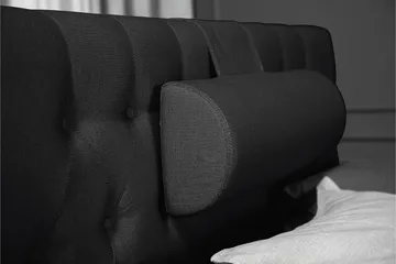 Lucky Komplett Sängpaket 120x200 Skum Diamant - Nackkudde Stor Svart/Grå - Products - Möbler - Säng - Enkelsäng