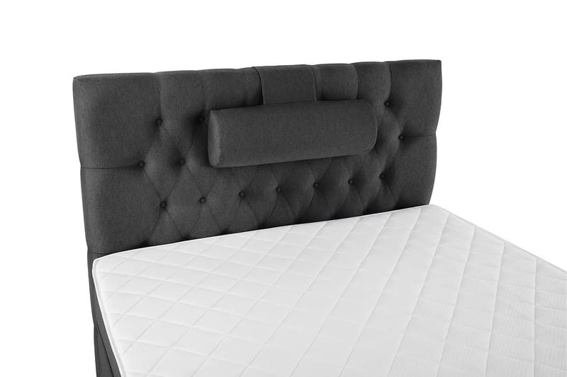 Lucky Komplett Sängpaket 120x200 Skum Diamant - Nackkudde Stor Svart/Grå - Products - Möbler - Säng - Enkelsäng