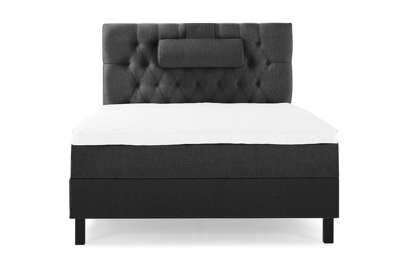 Lucky Komplett Sängpaket 120x200 Skum Diamant - Nackkudde Stor Svart/Grå - Products - Möbler - Säng - Enkelsäng