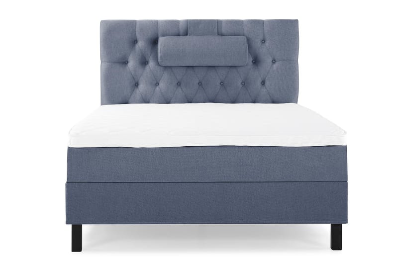 Lucky Komplett Sängpaket 120x200 Skum Diamant Sänggavel - Nackkudde Stor Mörkblå - Products - Möbler - Säng - Enkelsäng