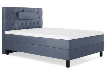 Lucky Komplett Sängpaket 120x200 Skum Diamant Sänggavel - Nackkudde Stor Mörkblå - Products - Möbler - Säng - Enkelsäng