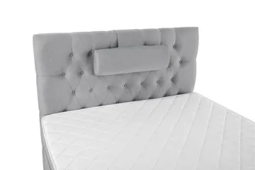 Lucky Komplett Sängpaket 120x200 Skum Diamant Sänggavel - Nackkudde Stor Mellangrå - Products - Möbler - Säng - Enkelsäng