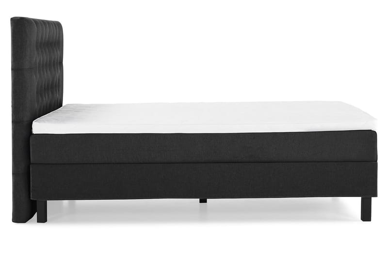 Lucky Komplett Sängpaket 120x200 Skum Diamant Sänggavel - Svart/Grå - Products - Möbler - Säng - Enkelsäng