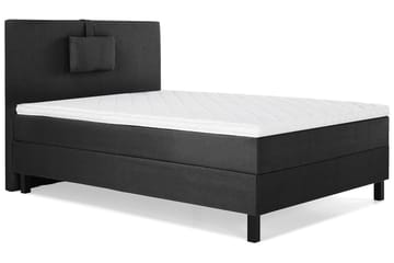 Lucky Komplett Sängpaket 120x200 Skum Slät - Nackkudde Liten Svart/Grå - Products - Möbler - Säng - Enkelsäng