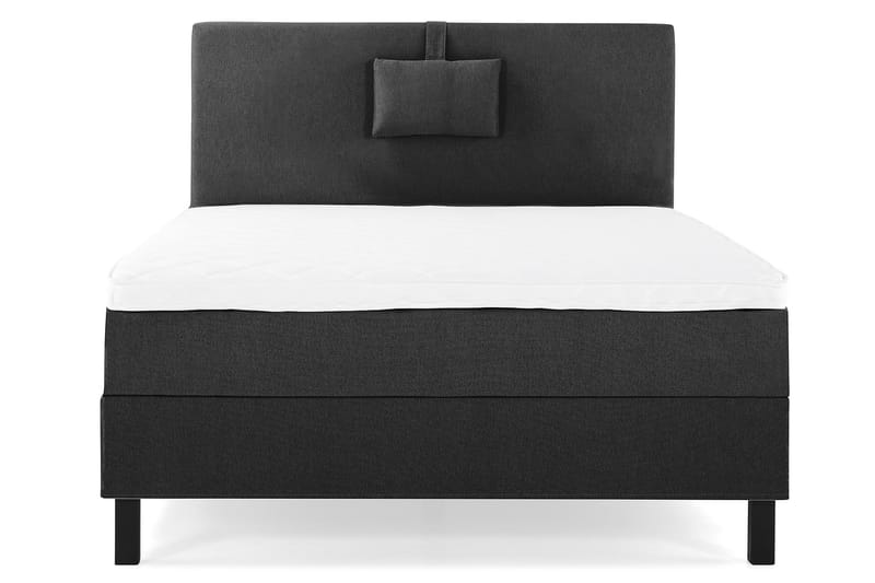Lucky Komplett Sängpaket 120x200 Skum Slät - Nackkudde Liten Svart/Grå - Products - Möbler - Säng - Enkelsäng