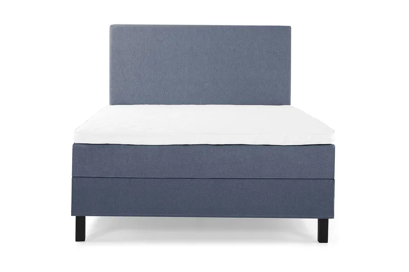 Lucky Komplett Sängpaket 120x200 Skum Slät Sänggavel  Mör - Mörkblå - Products - Möbler - Säng - Enkelsäng