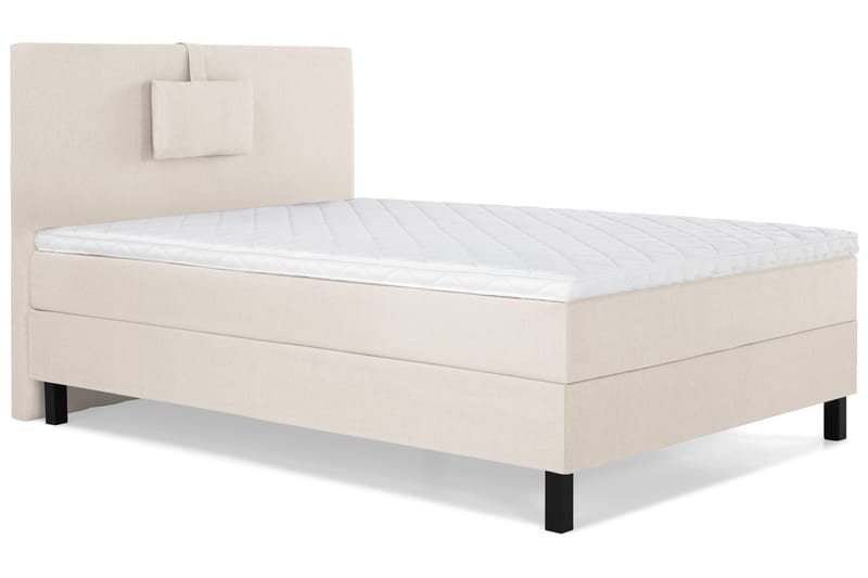 Lucky Komplett Sängpaket 120x200 Skum Slät Sänggavel  Nac - Nackkudde Liten Beige - Products - Möbler - Säng - Enkelsäng