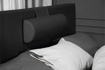 Lucky Komplett Sängpaket 120x200 Skum Slät Sänggavel  Nac - Nackkudde Stor Svart/Grå - Products - Möbler - Säng - Enkelsäng