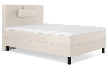Lucky Komplett Sängpaket 120x200 Skum Slät Sänggavel - Nackkudde Stor Beige - Products - Möbler - Säng - Enkelsäng