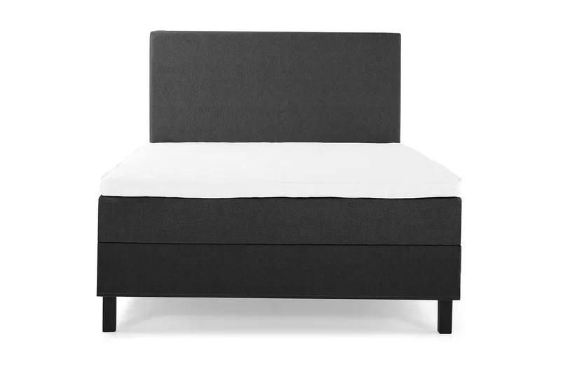 Lucky Komplett Sängpaket 120x200 Skum Slät Sänggavel  Sva - Svart/Grå - Products - Möbler - Säng - Enkelsäng