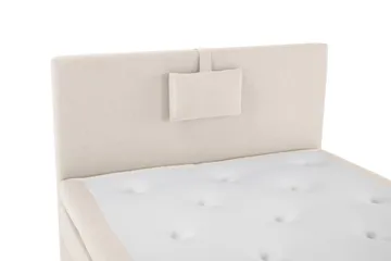 Lucky Komplett Sängpaket 120x200 Polyeter Slät Sänggavel - Nackkudde Liten Beige - Products - Möbler - Säng - Enkelsäng