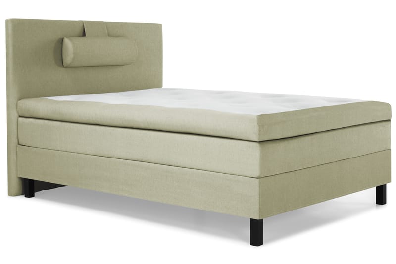 Lucky Komplett Sängpaket 120x200 Polyeter Slät Sänggavel - Nackkudde Stor Grön - Products - Möbler - Säng - Enkelsäng