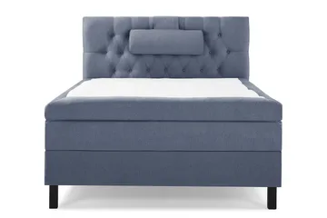 Lucky Komplett Sängpaket 120x200 Polyeter Diamant Sänggavel - Nackkudde Stor Mörkblå - Products - Möbler - Säng - Enkelsäng