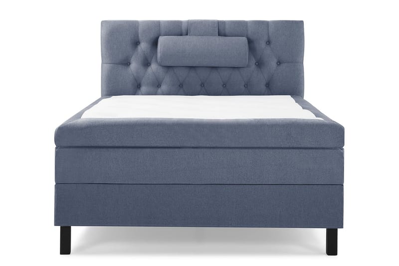 Lucky Komplett Sängpaket 120x200 Polyeter Diamant Sänggavel - Nackkudde Stor Mörkblå - Products - Möbler - Säng - Enkelsäng