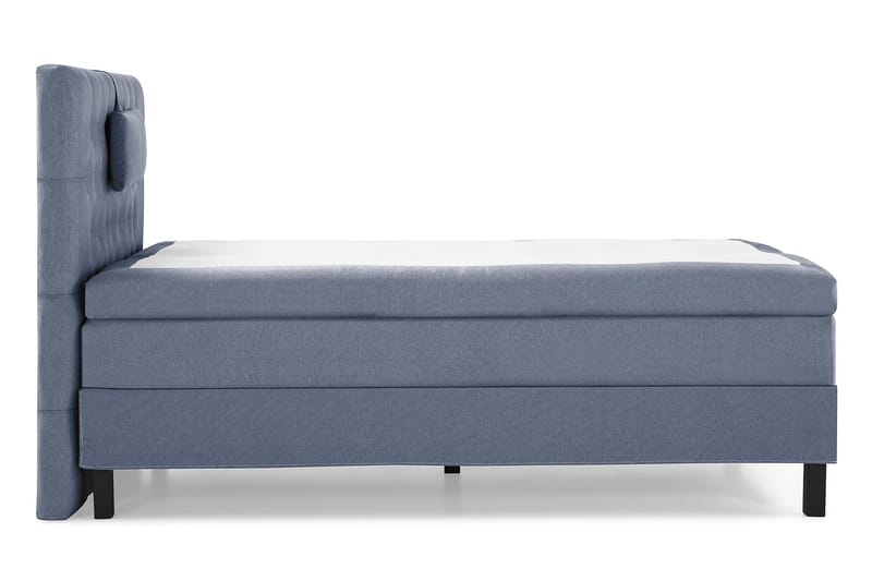 Lucky Komplett Sängpaket 120x200 Polyeter Diamant Sänggavel - Nackkudde Liten Mörkblå - Products - Möbler - Säng - Enkelsäng