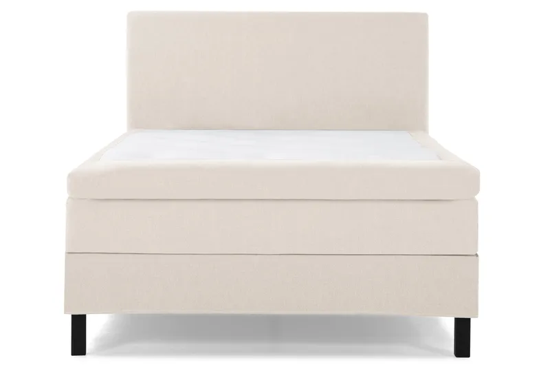 Lucky Komplett Sängpaket 120x200 Polyeter Slät Sänggavel, Beige