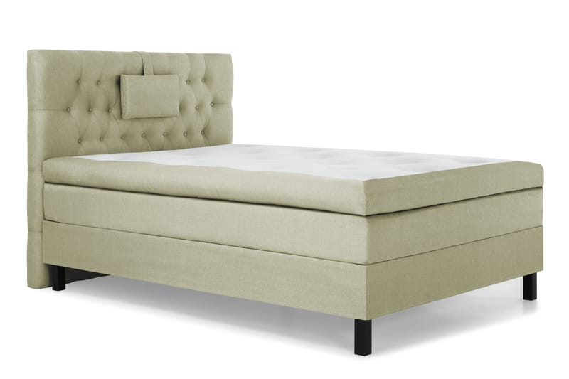 Lucky Komplett Sängpaket 120x200 Polyeter Diamant Sänggavel - Nackkudde Liten Grön - Products - Möbler - Säng - Enkelsäng