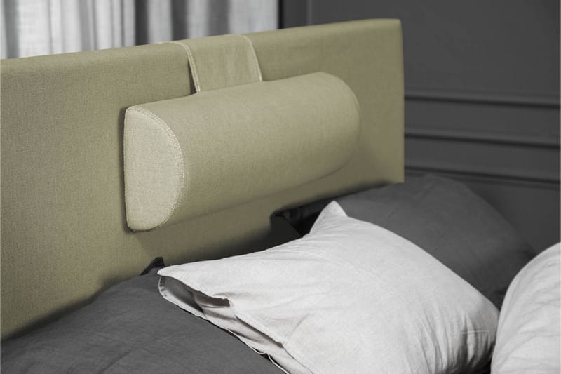 Lucky Komplett Sängpaket 120x200 Polyeter Slät Sänggavel - Nackkudde Stor Grön - Products - Möbler - Säng - Enkelsäng