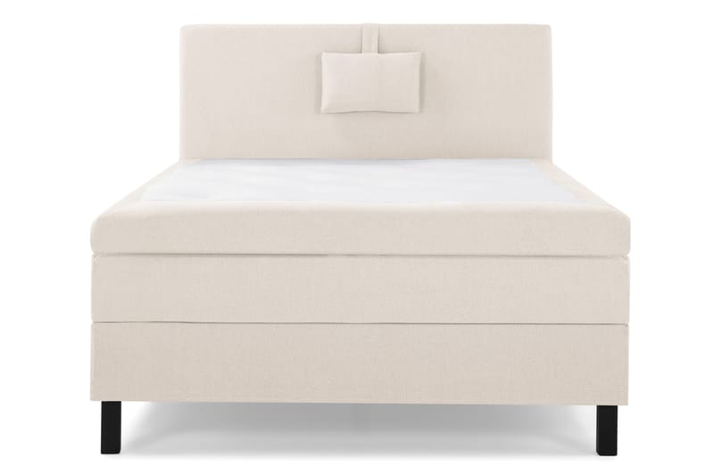 Lucky Komplett Sängpaket 120x200 Polyeter Slät Sänggavel - Nackkudde Liten Beige - Products - Möbler - Säng - Enkelsäng