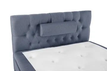 Lucky Komplett Sängpaket 120x200 Polyeter Diamant Sänggavel - Nackkudde Stor Mörkblå - Products - Möbler - Säng - Enkelsäng