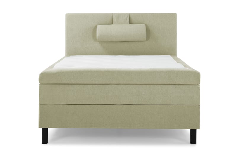 Lucky Komplett Sängpaket 120x200 Polyeter Slät Sänggavel, Nackkudde Stor Grön