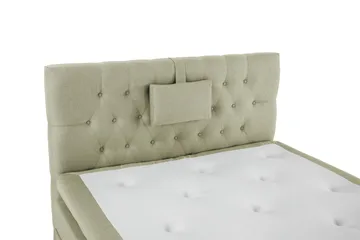 Lucky Komplett Sängpaket 120x200 Polyeter Diamant Sänggavel - Nackkudde Liten Grön - Products - Möbler - Säng - Enkelsäng