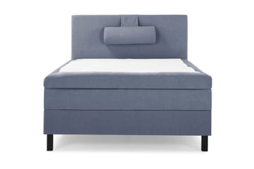 Lucky Komplett Sängpaket 120x200 Polyeter Slät Sänggavel - Nackkudde Stor Mörkblå - Products - Möbler - Säng - Enkelsäng