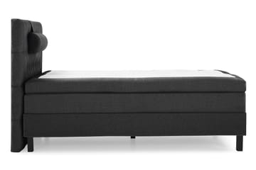 Lucky Komplett Sängpaket 120x200 Polyeter Diamant Sänggavel - Nackkudde Stor Svart/Grå - Products - Möbler - Säng - Enkelsäng