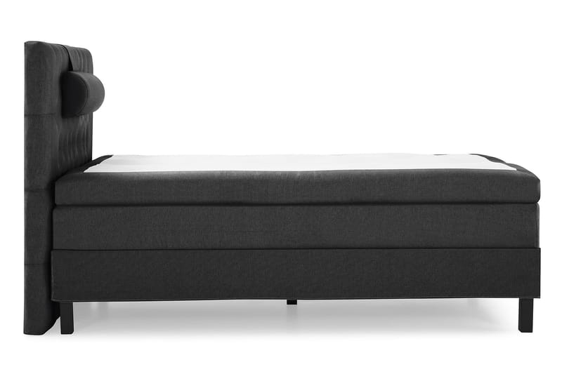 Lucky Komplett Sängpaket 120x200 Polyeter Diamant Sänggavel - Nackkudde Stor Svart/Grå - Products - Möbler - Säng - Enkelsäng