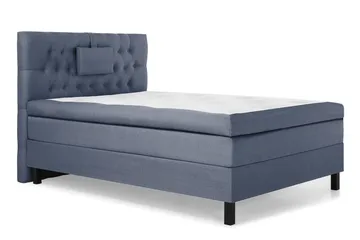 Lucky Komplett Sängpaket 120x200 Polyeter Diamant Sänggavel - Nackkudde Liten Mörkblå - Products - Möbler - Säng - Enkelsäng