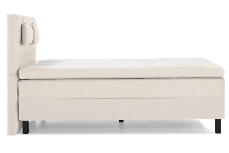 Lucky Komplett Sängpaket 140x200 Latex Diamant Sänggavel - Nackkudde Liten Beige - Products - Möbler - Säng - Kontinentalsäng