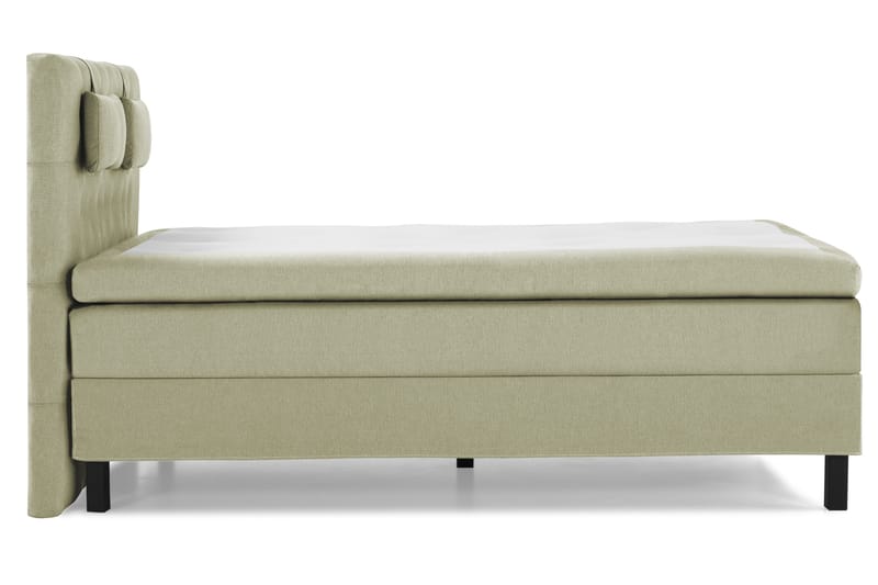 Lucky Komplett Sängpaket 140x200 Latex Diamant Sänggavel - Nackkudde Liten Grön - Products - Möbler - Säng - Kontinentalsäng