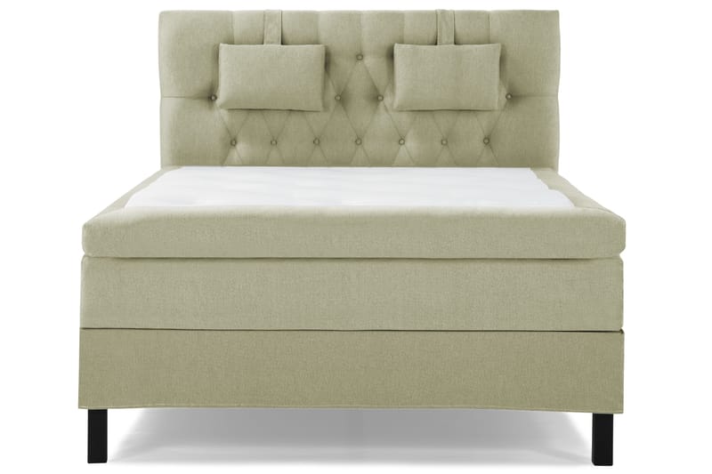 Lucky Komplett Sängpaket 140x200 Latex Diamant Sänggavel - Nackkudde Liten Grön - Products - Möbler - Säng - Kontinentalsäng