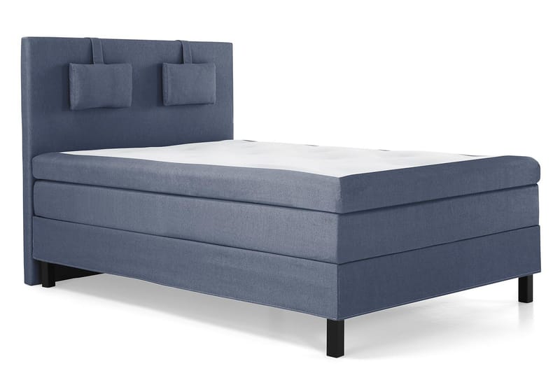 Lucky Komplett Sängpaket 140x200 Latex Slät Sänggavel  Na - Nackkudde Liten Mörkblå - Products - Möbler - Säng - Kontinentalsäng