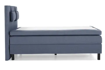 Lucky Komplett Sängpaket 140x200 Latex Slät Sänggavel  Na - Nackkudde Liten Mörkblå - Products - Möbler - Säng - Kontinentalsäng