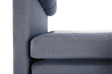 Lucky Komplett Sängpaket 140x200 Latex Slät Sänggavel  Na - Nackkudde Stor Mörkblå - Products - Möbler - Säng - Kontinentalsäng