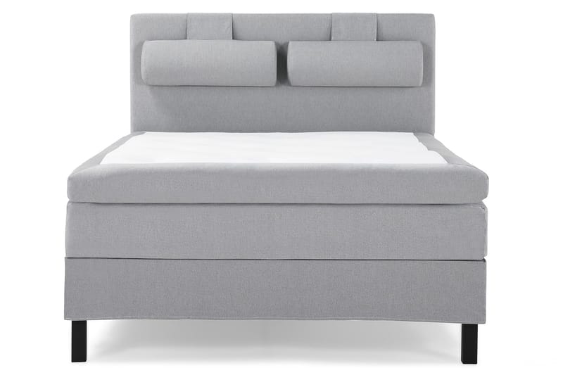 Lucky Komplett Sängpaket 140x200 Latex Slät Sänggavel  Na - Nackkudde Stor Mellangrå - Products - Möbler - Säng - Kontinentalsäng