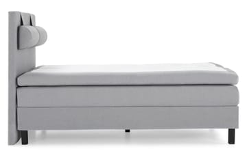 Lucky Komplett Sängpaket 140x200 Latex Slät Sänggavel  Na - Nackkudde Stor Mellangrå - Products - Möbler - Säng - Kontinentalsäng