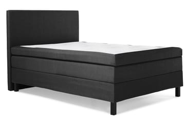 Lucky Komplett Sängpaket 140x200 Latex Slät Sänggavel - Svart/Grå - Products - Möbler - Säng - Kontinentalsäng