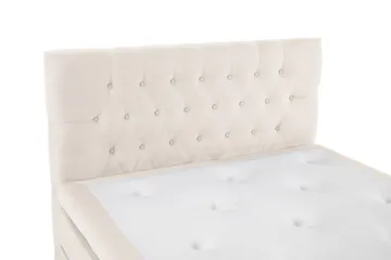 Lucky Komplett Sängpaket 140x200 Memory Diamant Sänggavel - Beige - Products - Möbler - Säng - Kontinentalsäng