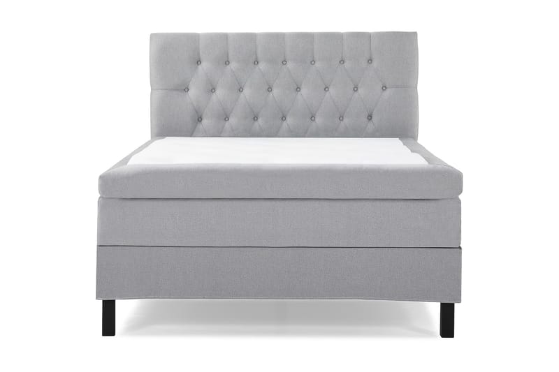 Lucky Komplett Sängpaket 140x200 Memory Diamant Sänggavel - Mellangrå - Products - Möbler - Säng - Kontinentalsäng