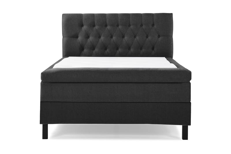 Lucky Komplett Sängpaket 140x200 Memory Diamant - Svart/Grå - Products - Möbler - Säng - Kontinentalsäng