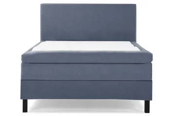 Lucky Komplett Sängpaket 140x200 Memory Slät Sänggavel - Mörkblå - Products - Möbler - Säng - Kontinentalsäng