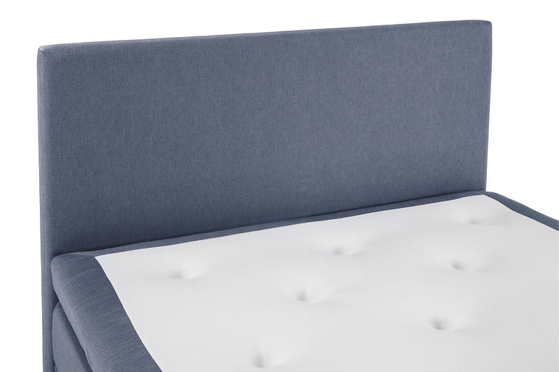 Lucky Komplett Sängpaket 140x200 Memory Slät Sänggavel - Mörkblå - Products - Möbler - Säng - Kontinentalsäng