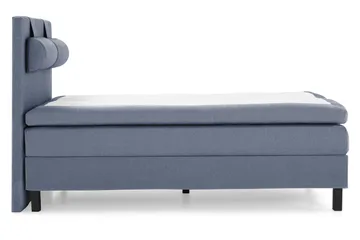 Lucky Komplett Sängpaket 140x200 Memory Slät Sänggavel  N - Nackkudde Stor Mörkblå - Products - Möbler - Säng - Kontinentalsäng
