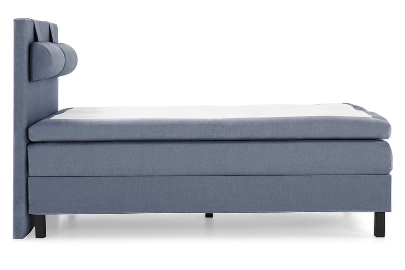 Lucky Komplett Sängpaket 140x200 Memory Slät Sänggavel  N - Nackkudde Stor Mörkblå - Products - Möbler - Säng - Kontinentalsäng